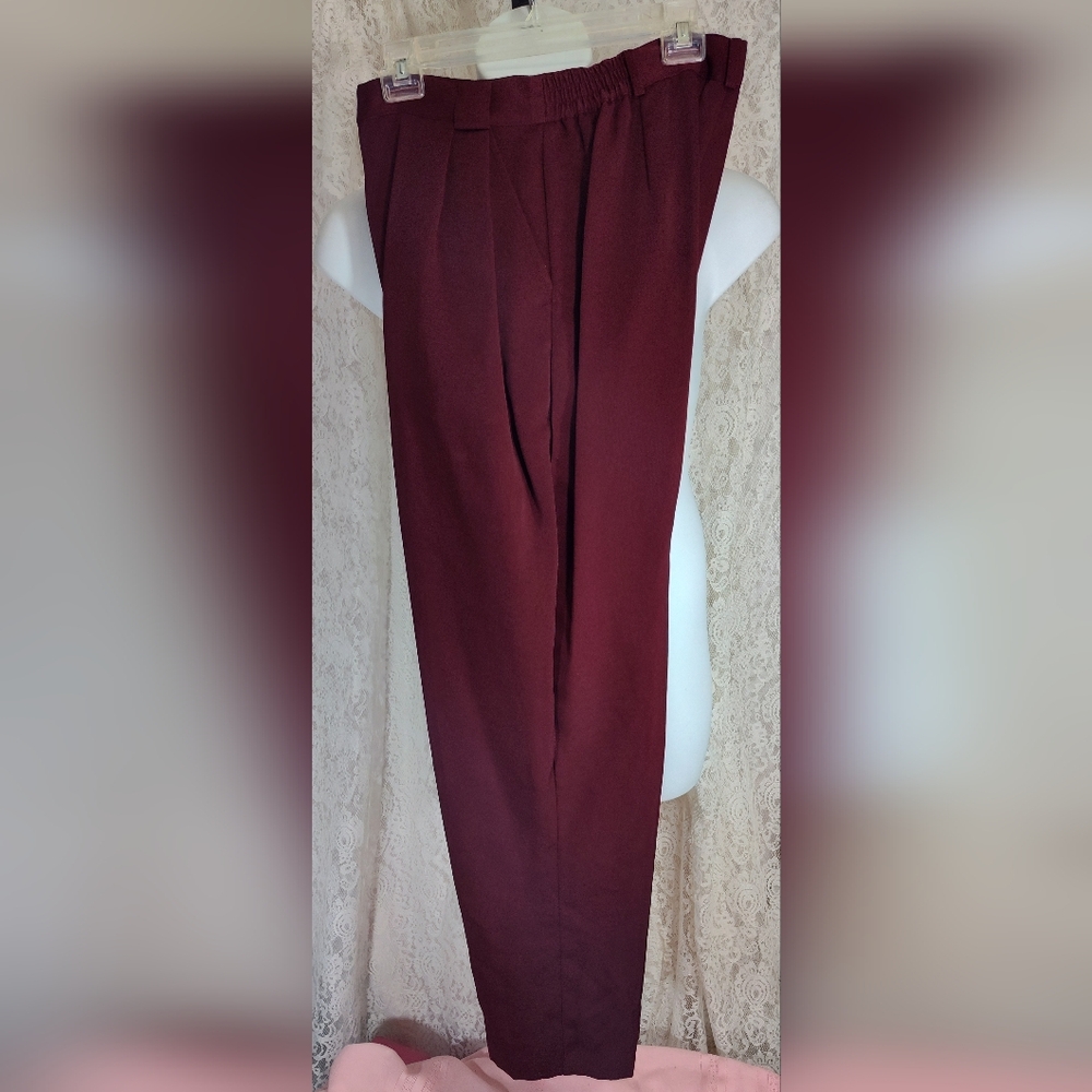 Counterparts trouser pants slacks beet red